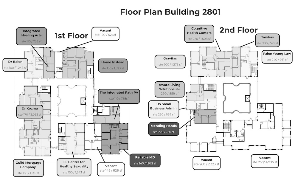 Floor plan — Suite 207 · Second Floor, Palmer Crossing
